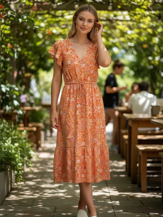 Birds Of Paradise Dresses & Skirts - NWT Trovata Birds of Paradis Kristi Cotton Midi Dress - POCKETS!